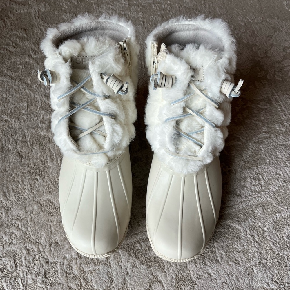 Fur winter booties